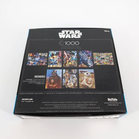 Buffalo Games Disney 1000 Piece Photomosaics Star Wars Scenes Jigsaw Puzzle -GUC - Picture 9 of 11